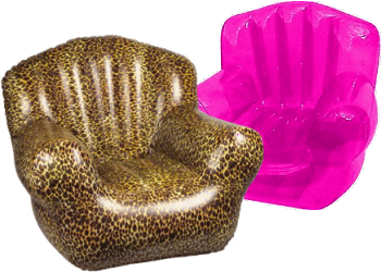 inflatable chair, inflateable, seat, blow, up, furniture, bubble chair, shell, pink, leopard