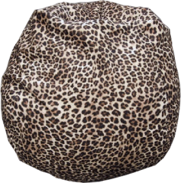leopard, print, bean bag chair, beanbag, chair