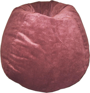 faux suede, suede, adult, bean bag chair